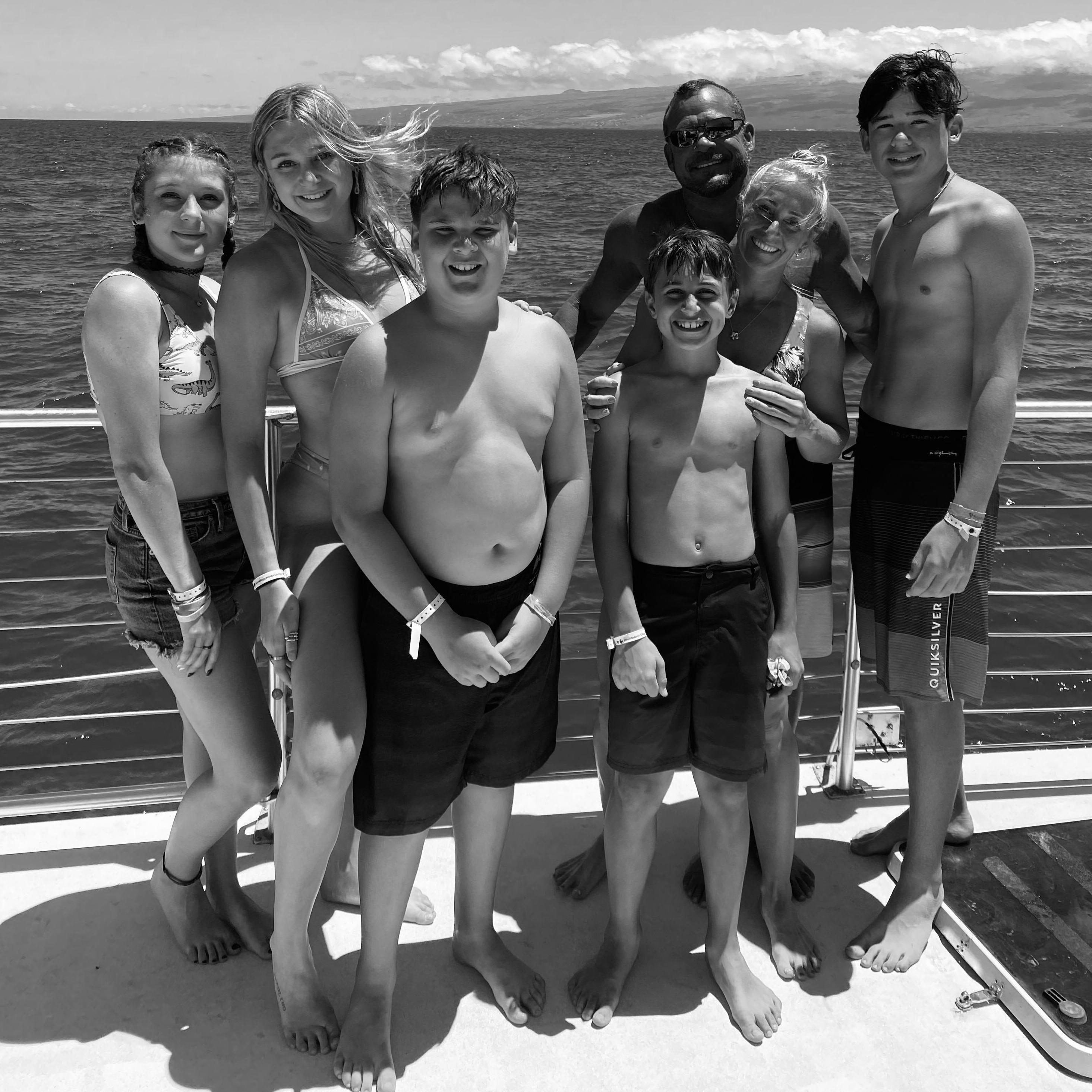 Our first family vacation in Hawaii.