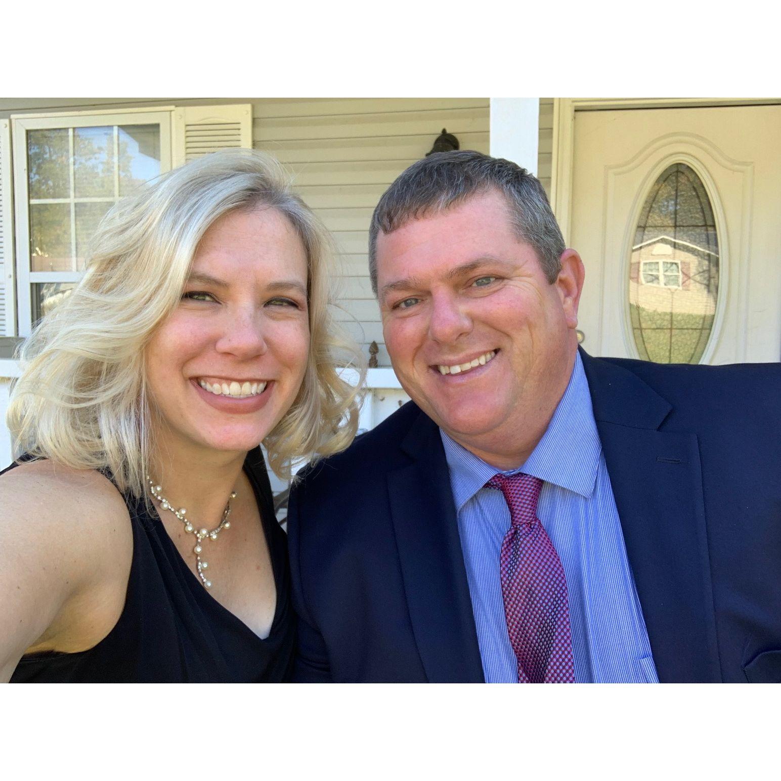 On our way to a friend's wedding