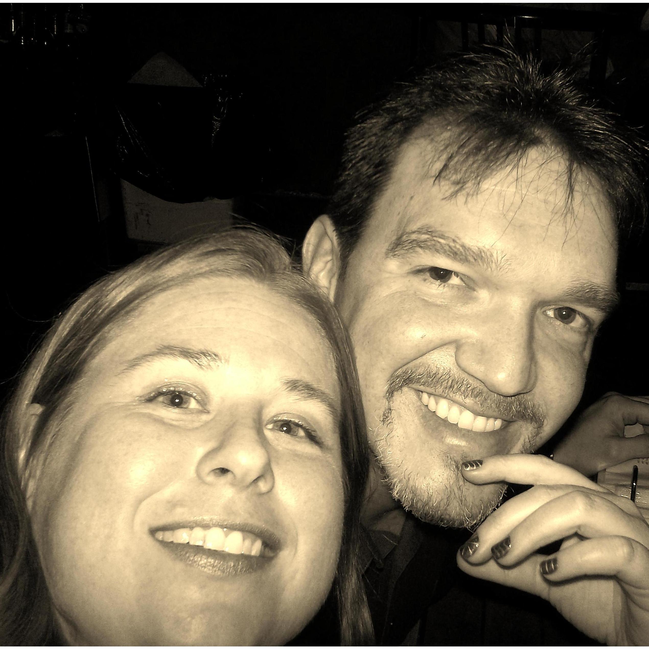 We took this the night we met.