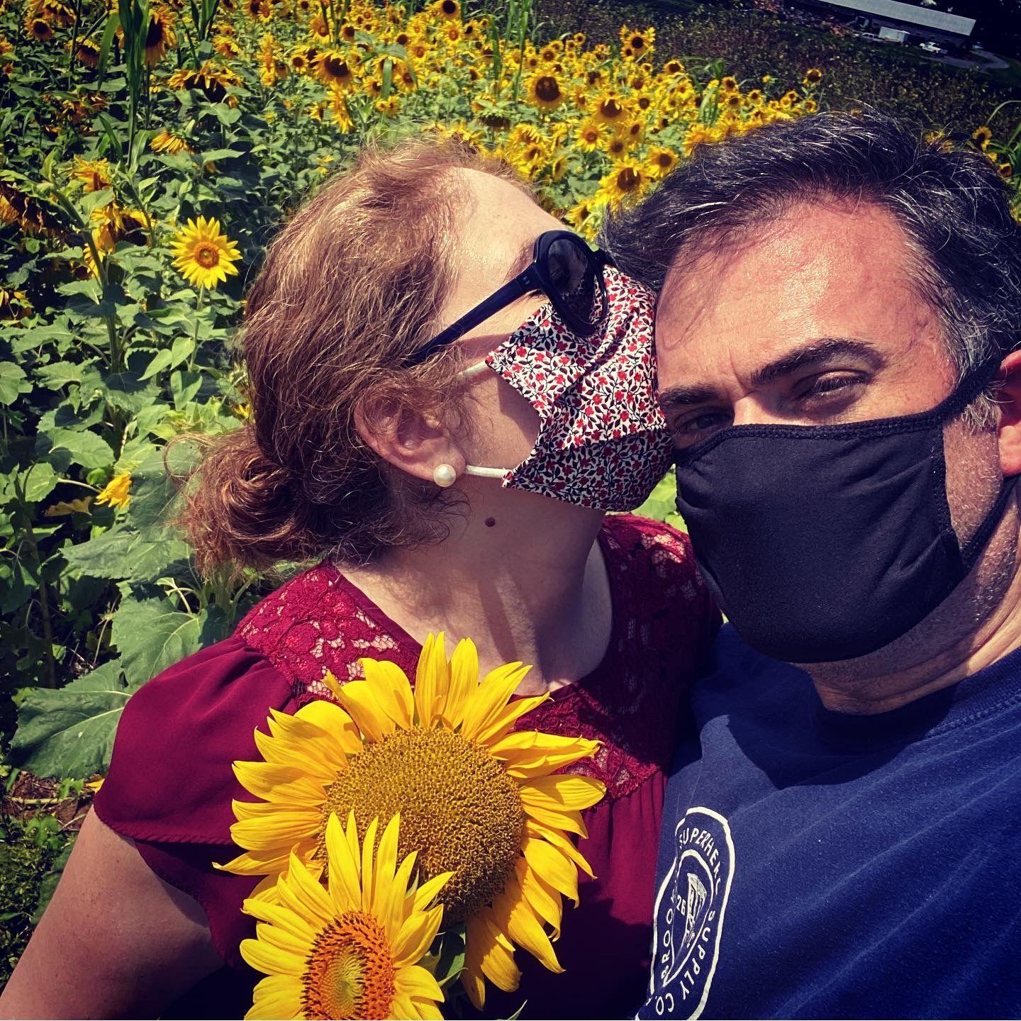 This was from our first "outside" date, August 2020