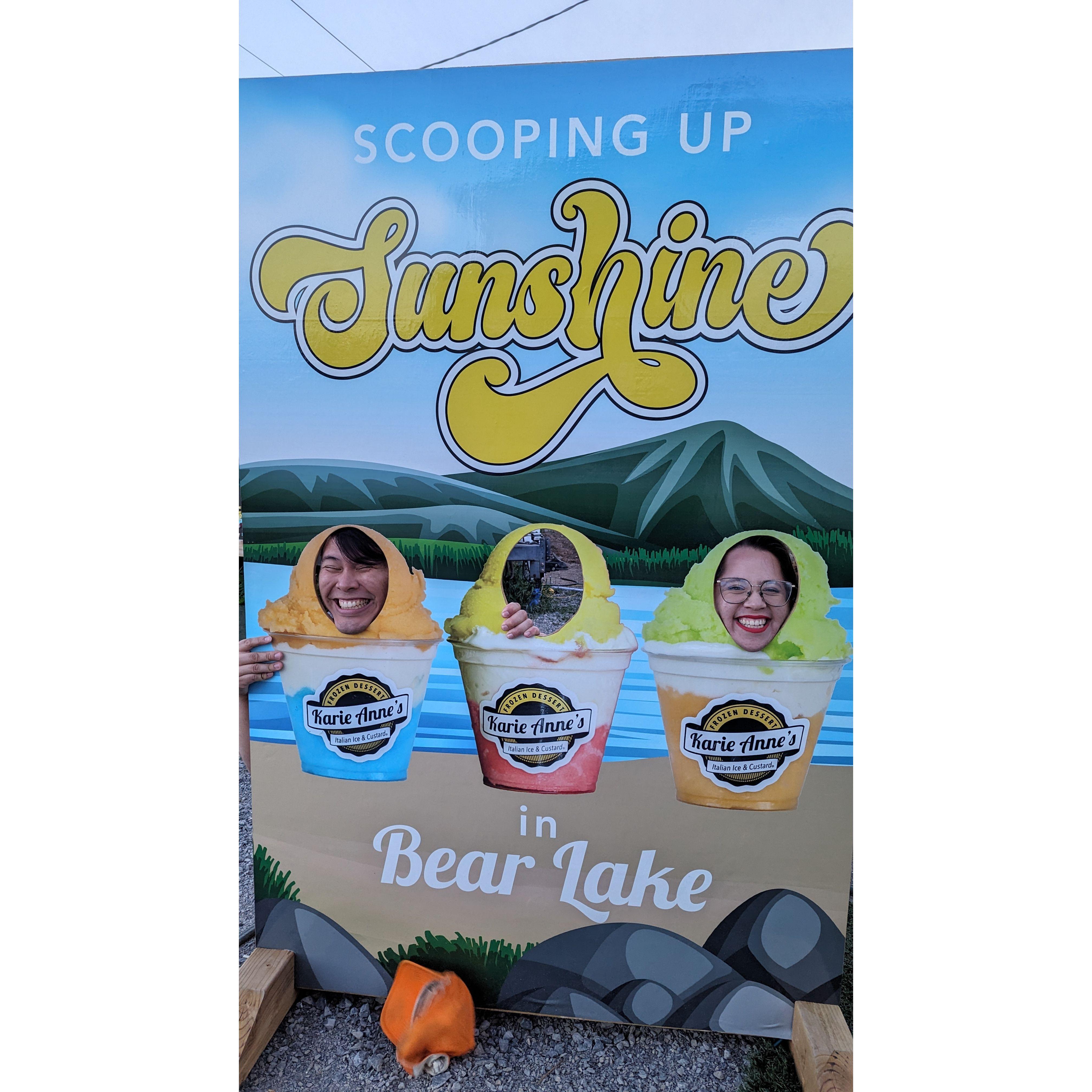 Fun time in Bear Lake