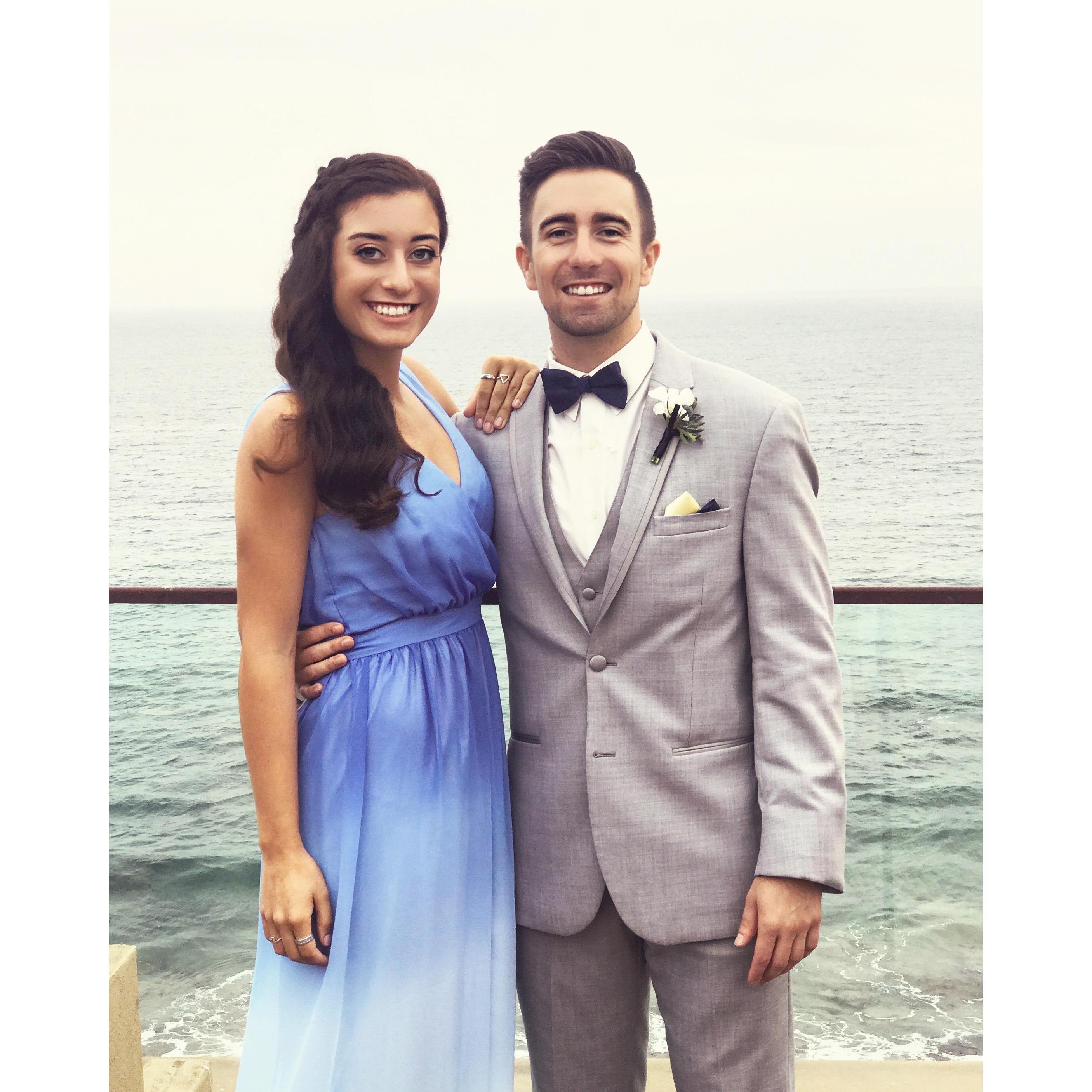 They went to a few weddings...