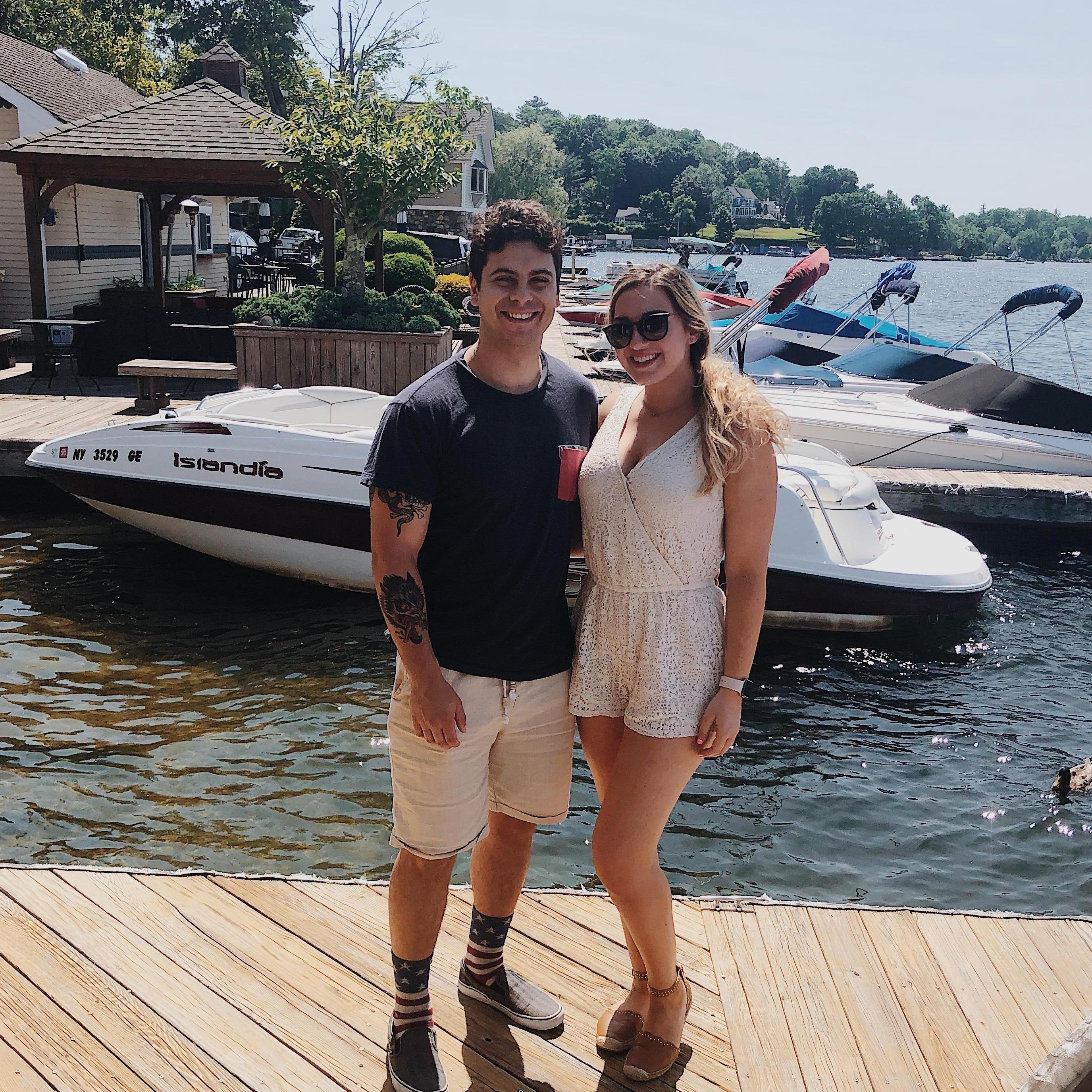 June 2019- They took a quick trip to NY to celebrate Samantha's grandpa turning 85!