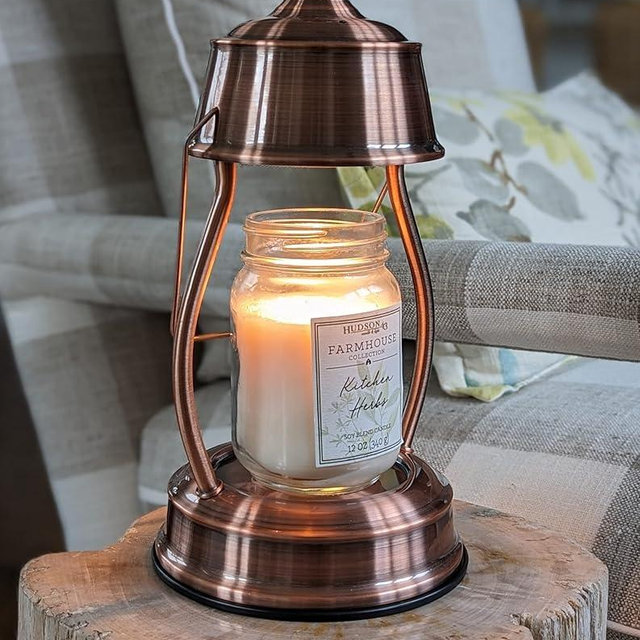 Our Copper Candle Warmer Lamp for Top-Down Scented Jar Candle Melting Will Compliment Your Home Decor. Add to Your Room Decor Aesthetic, Bedroom Decor, Living Room Decor. Gifts for Mom & Friends.