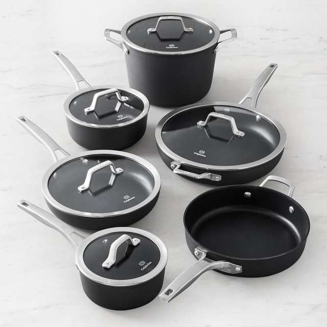 Calphalon Premier Hard-Anodized Nonstick 11-Piece Cookware Set