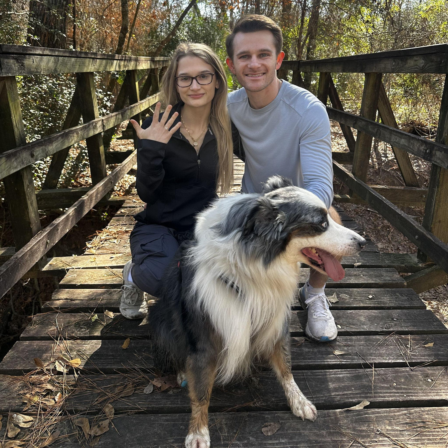Even Blue shared the special moment
