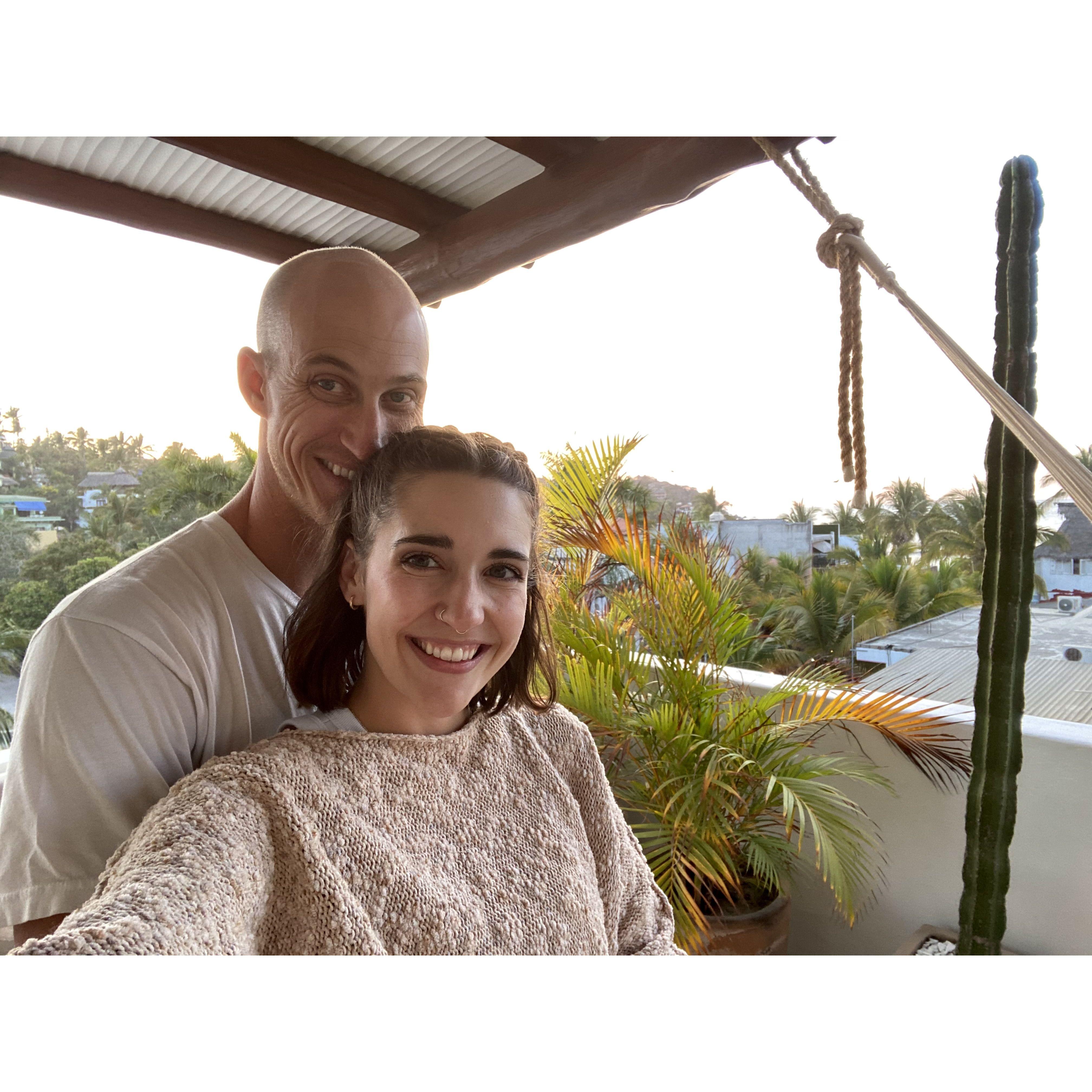 Our first ever trip together! Sayulita, Mexico