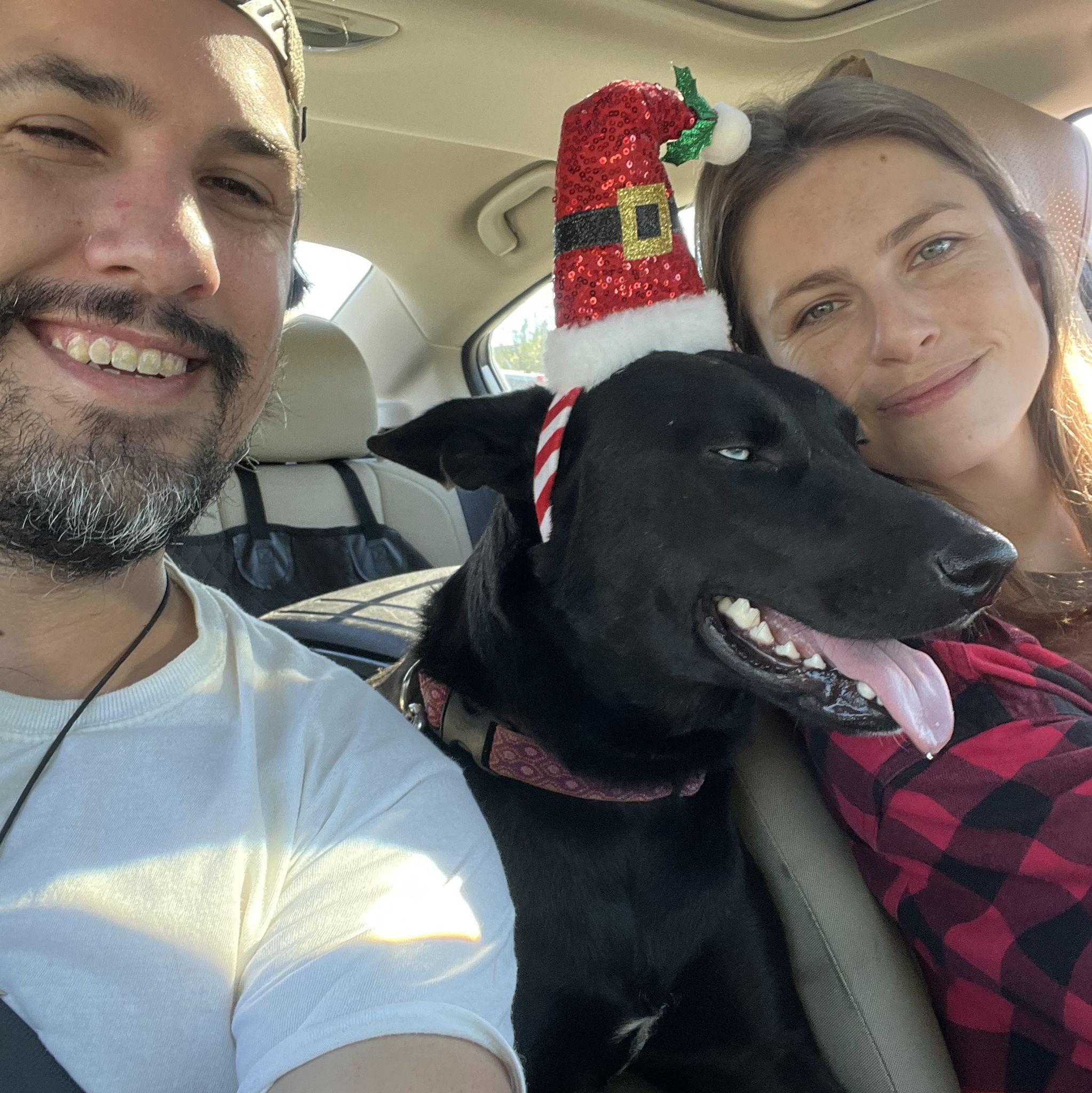 Blue's second birthday and first Christmas as a family!