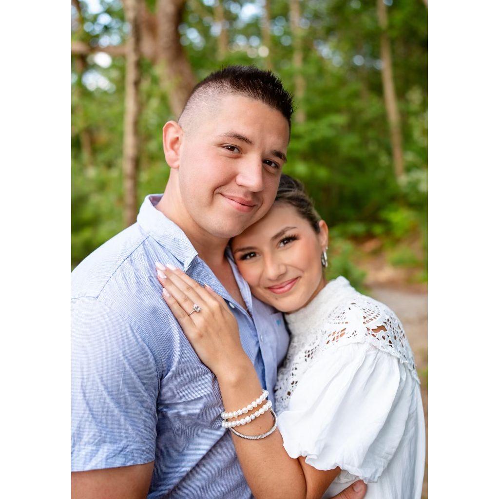 Moments after I said 'yes' to forever