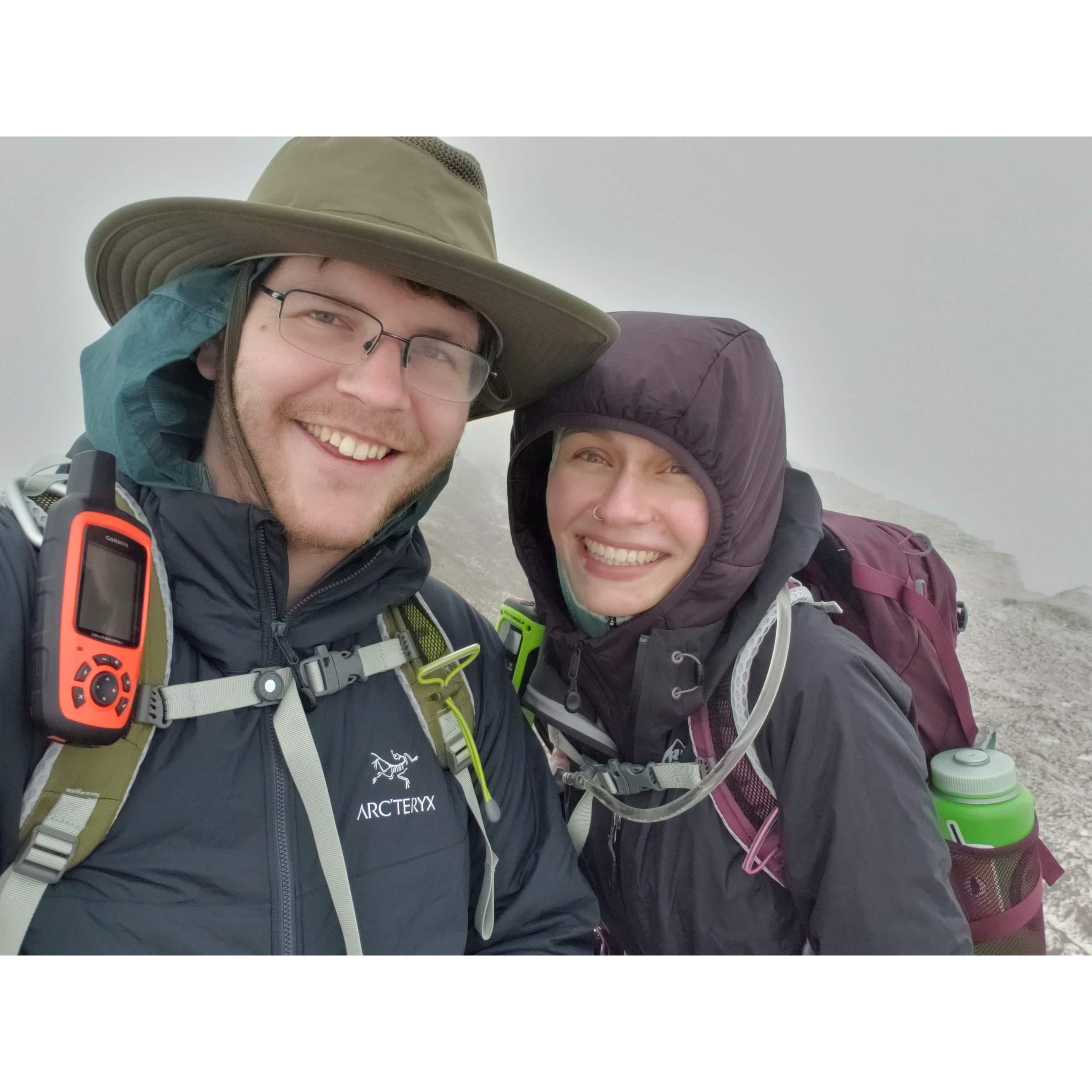 our first summit of Mt St Helens