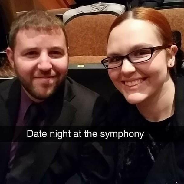 One of our first dates!