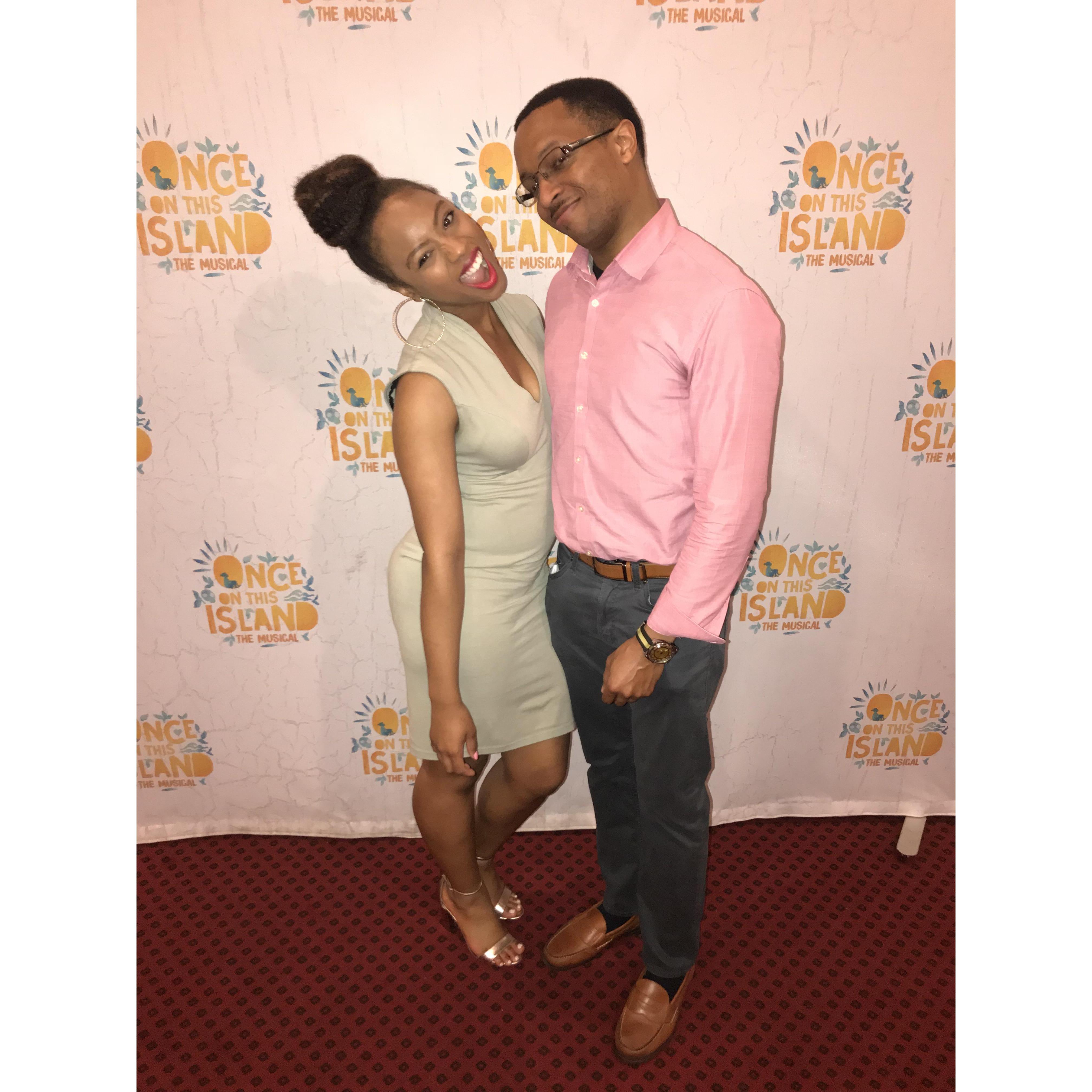 Broadway Show for our 6 months "anniversary"