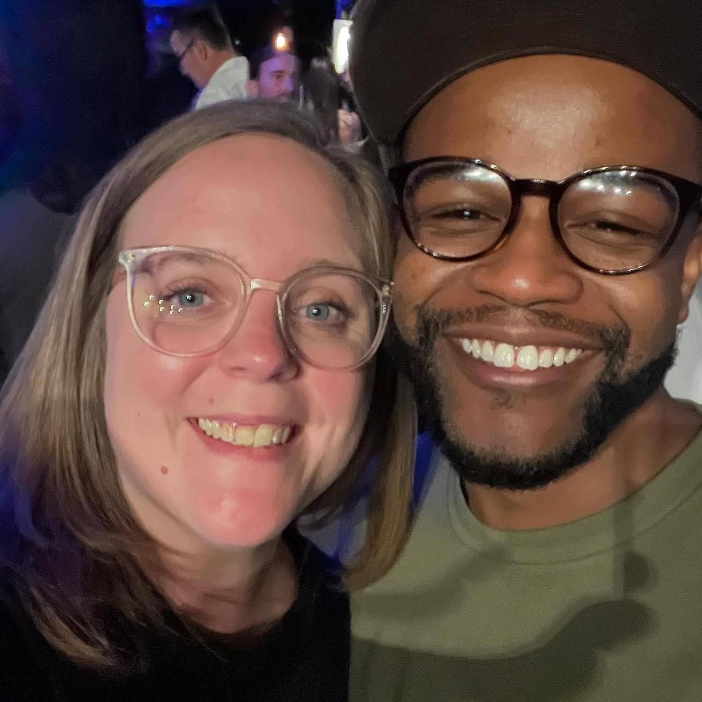 At the Black Pumas concert