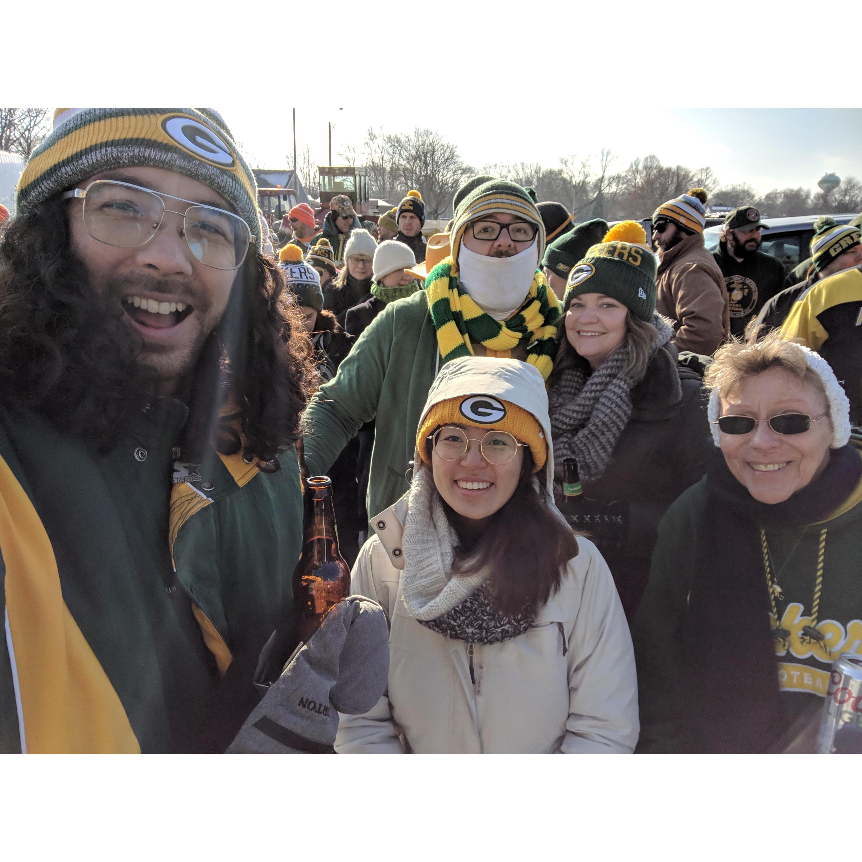 Dec 2018: First time at Lambeau Field!! Go Pack Go!