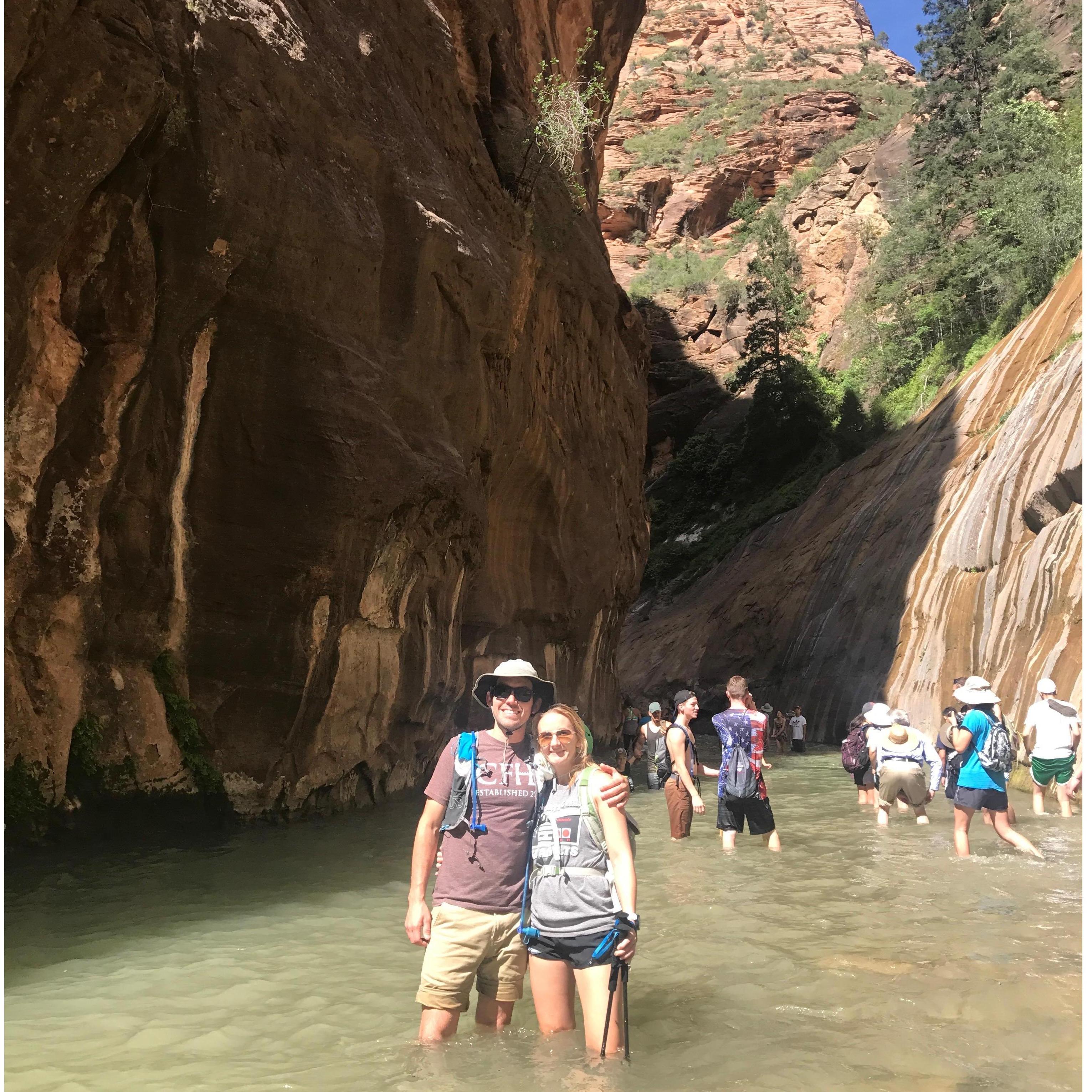 June 2017 Zion trip with my siblings.