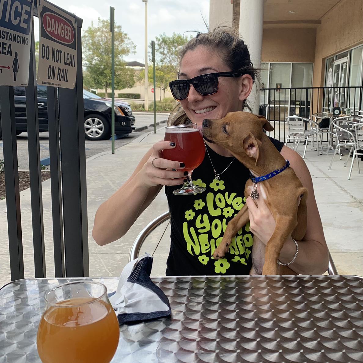 Deebo’s first beer (jk)