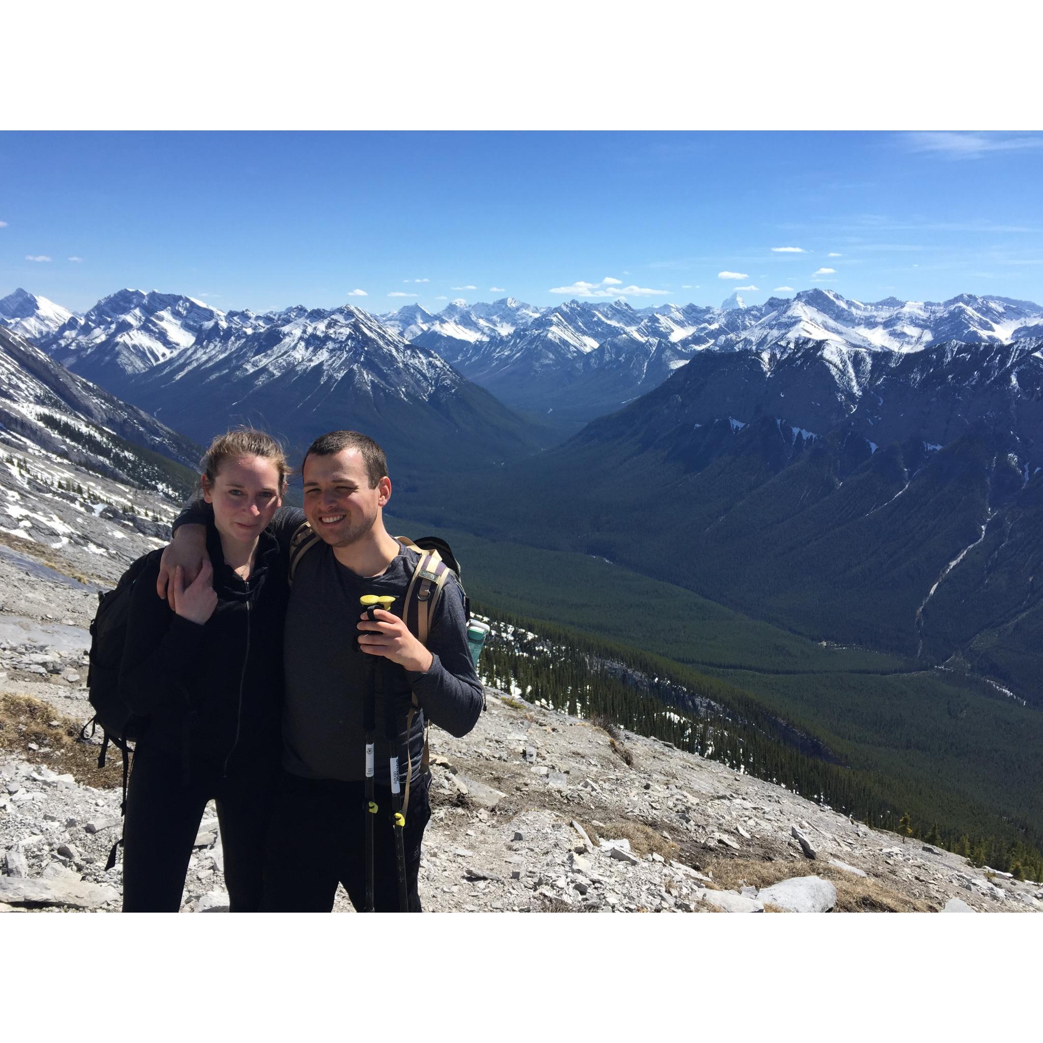 Hiking Mt. Rundle, Banff