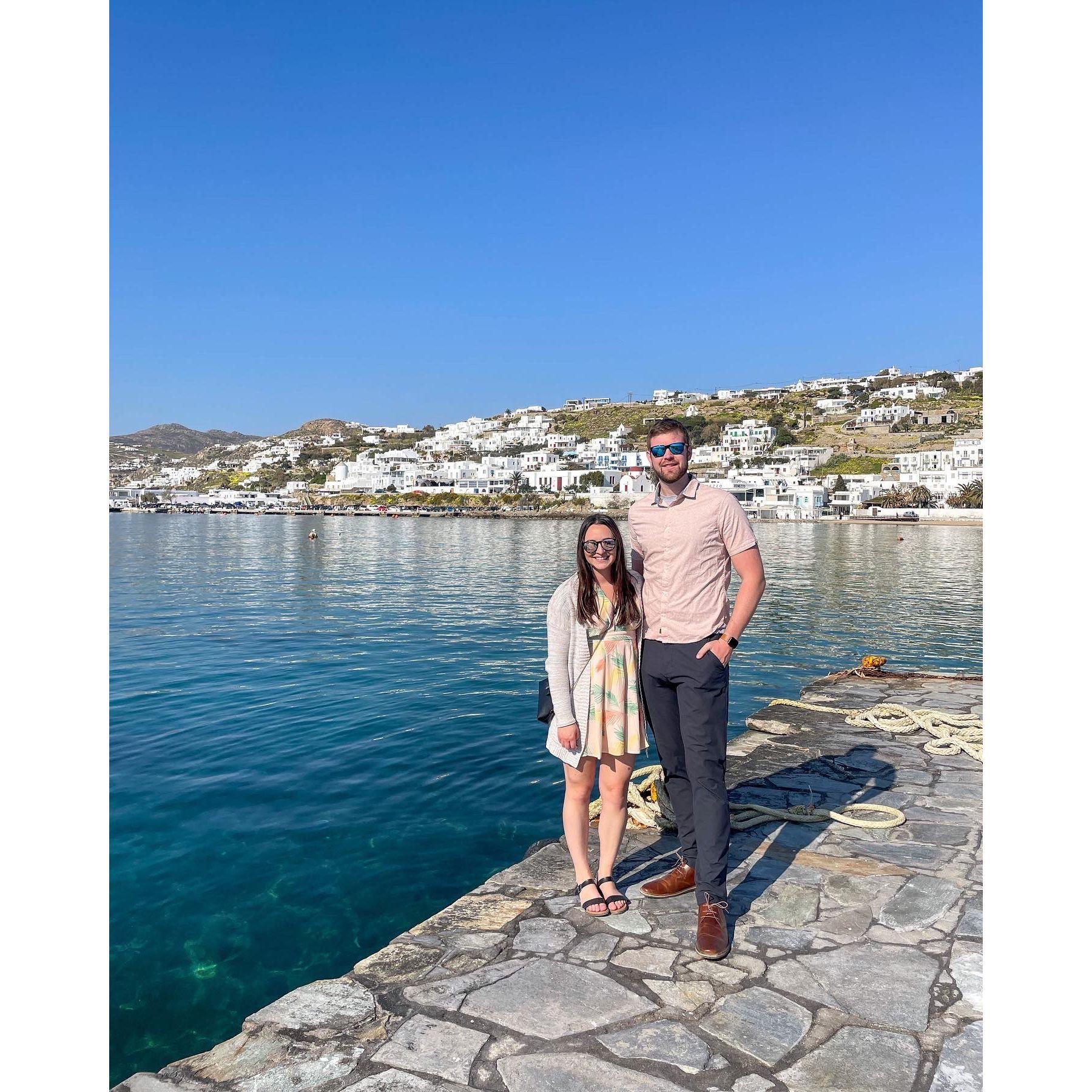 Took a ferry to spend a couple days in Mykonos, Greece (March 2022)