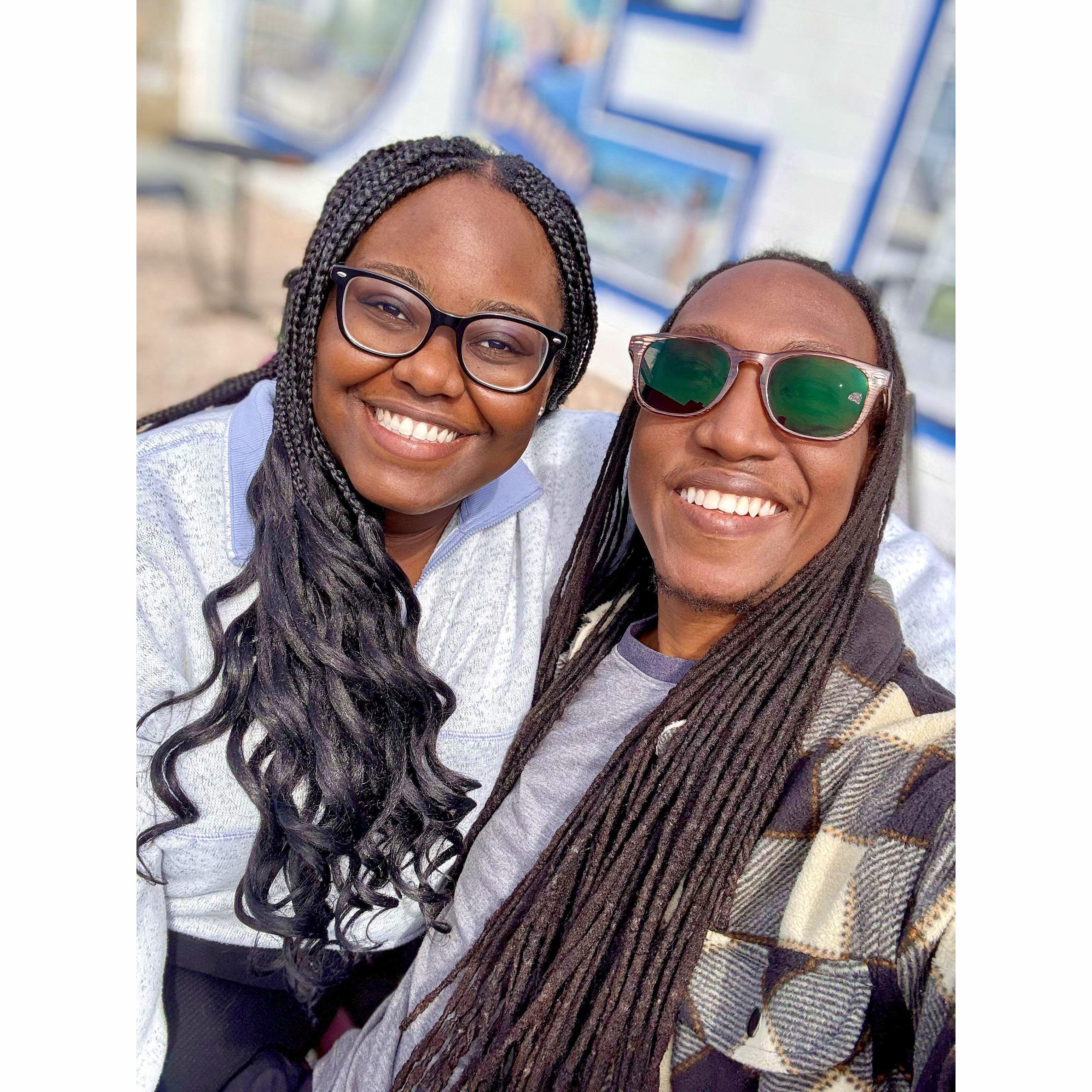 Our first trip together -- Dennisport!