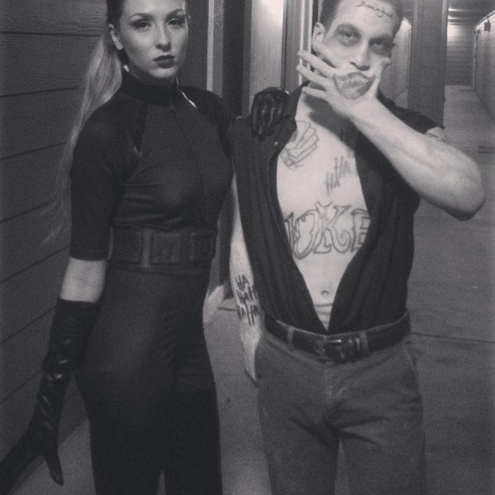 Halloween 2018. We went to a party as DC a villain and anti-hero.