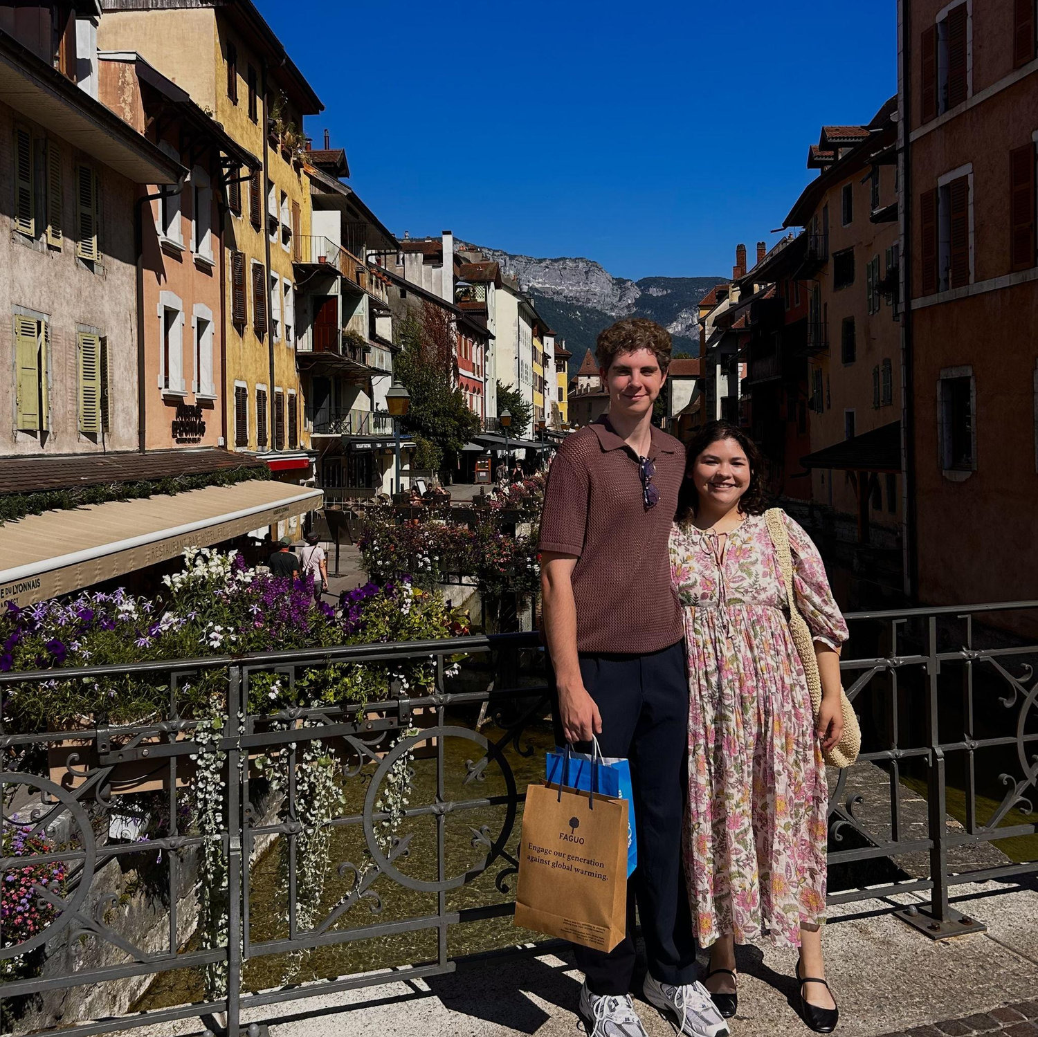During our first big trip together in Annecy, France!