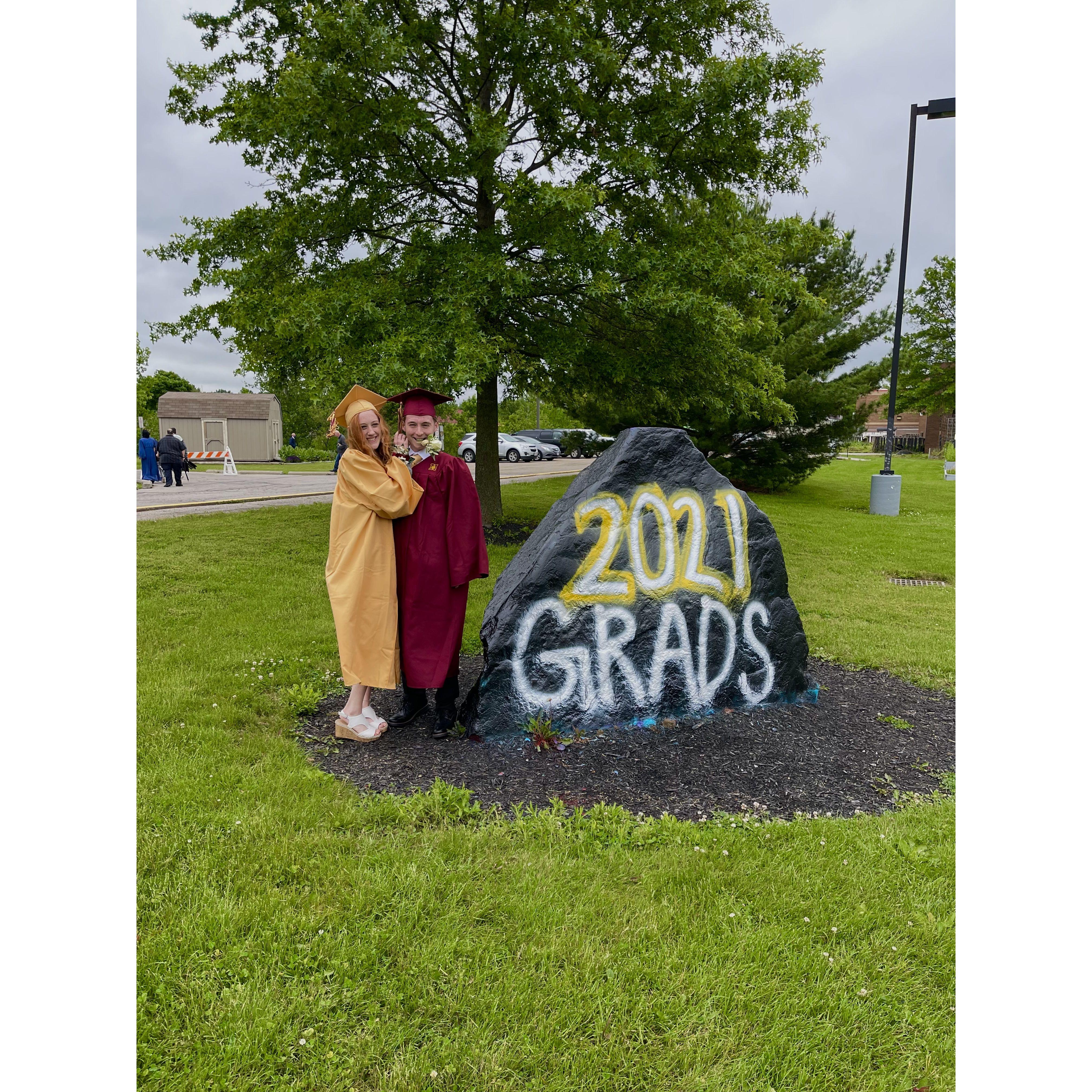 When we graduated together and had no idea what was next!