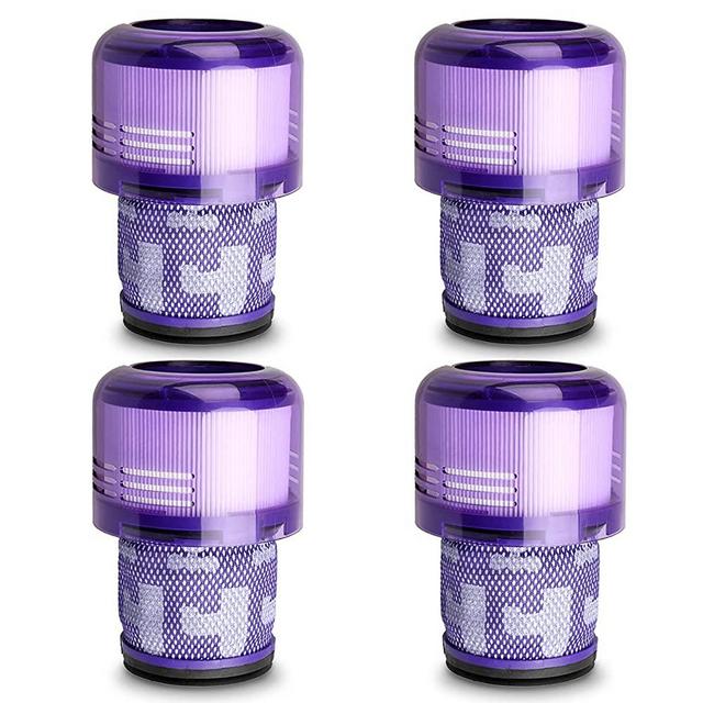 Lemige 4 Pack Vacuum Filters Replacement Parts Compatible with Dyson V11 Torque Drive V11 Animal V15 Detect Vacuum, Compare to Part 970013-02