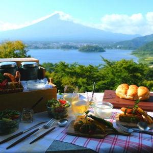 Café da manhã em Fuji