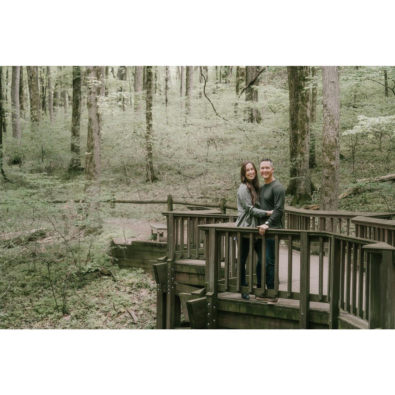 Our 2nd time walking along the lake at Radnor and decided to traverse a different path through the greenery.