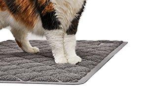 The Original GORILLA GRIP (TM) Premium Non-Slip Cat Litter Mat, Phthalate Free, XL Size, Traps Litter from Box and Paws, Soft on Sensitive Kitty Paws, Easy to Clean, Durable.