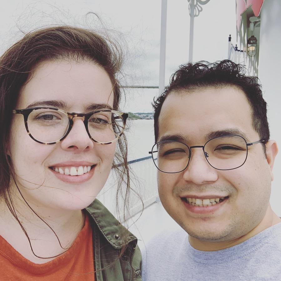 This was our first trip together: Savannah, GA. where we took a river tour