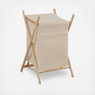 Folding Wood Hamper