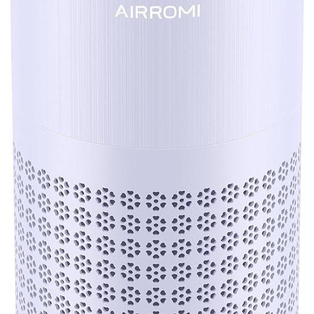 AIRROMI Air Purifier for Bedroom with A2001 Lavender Purple