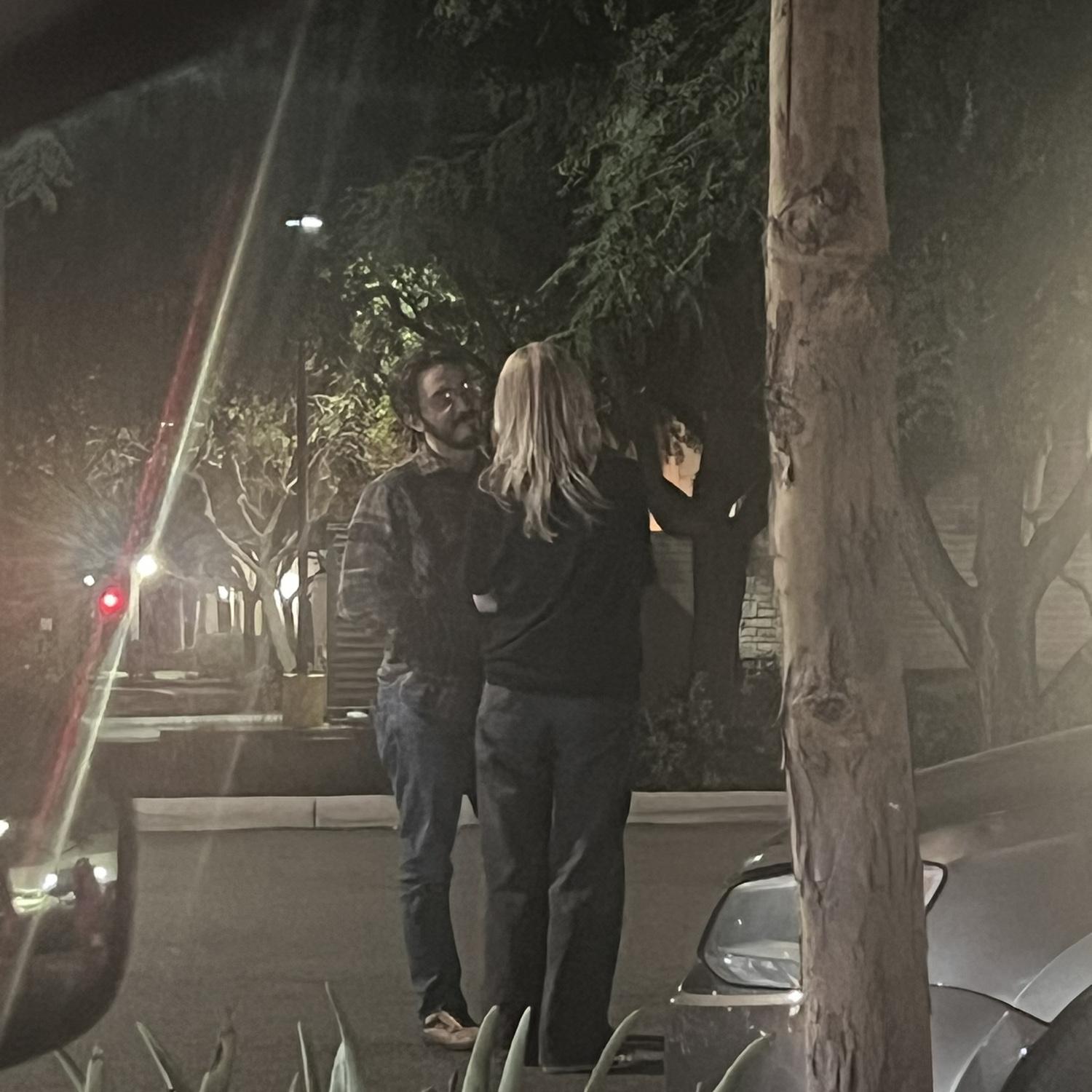 Axel asking Catalina out in the Rasing Canes parking lot