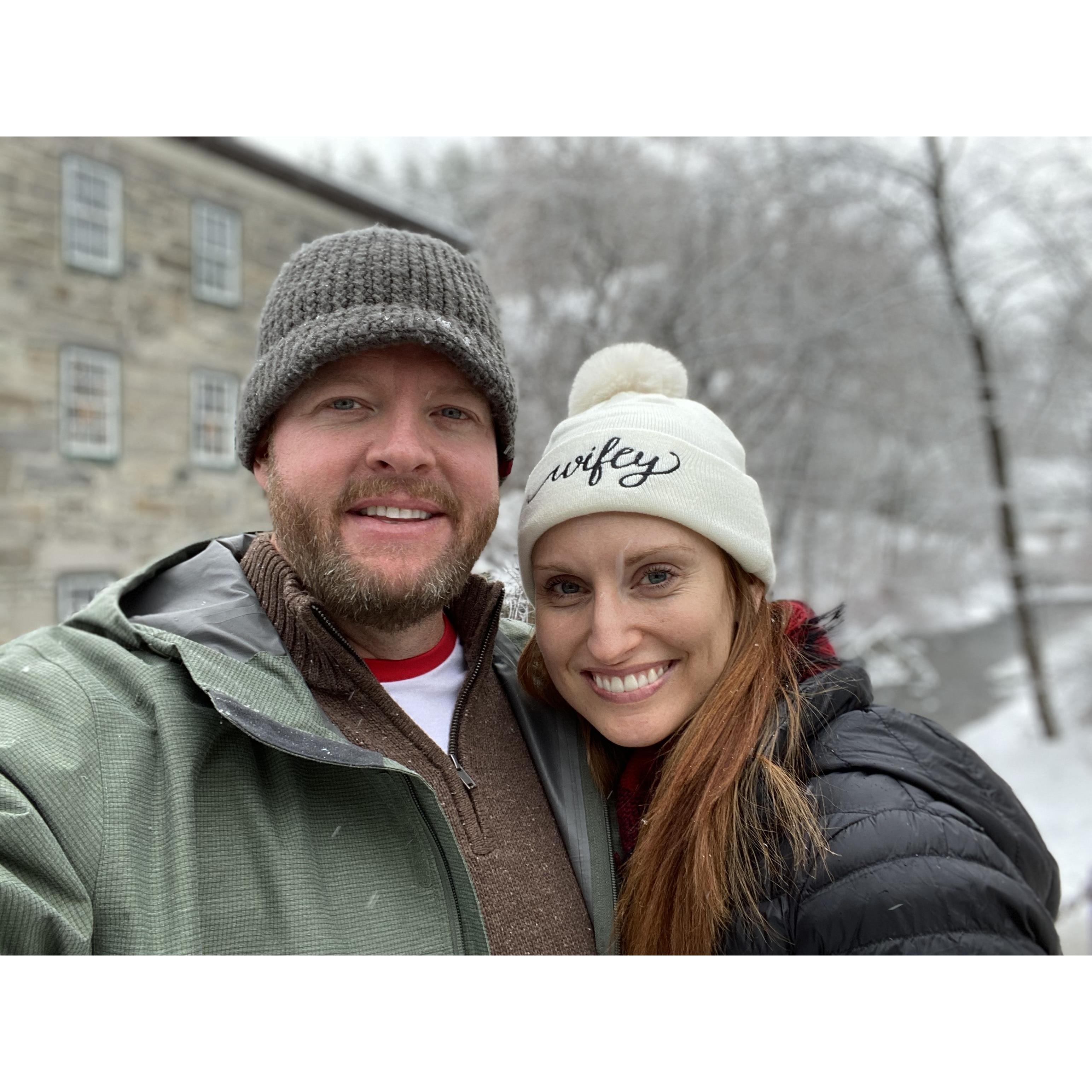 1st day as hubby and wifey