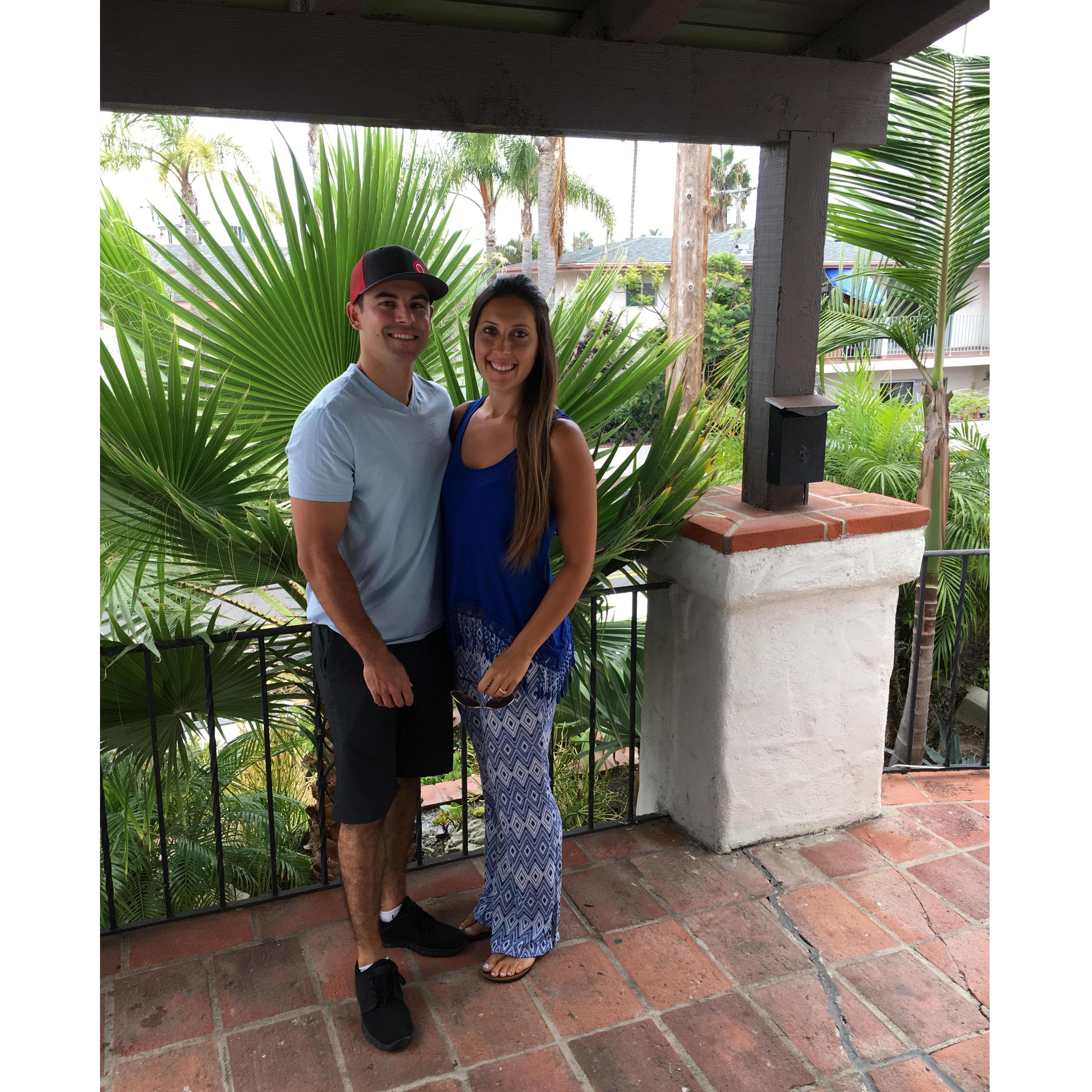 San Clemente with family, summer 2017