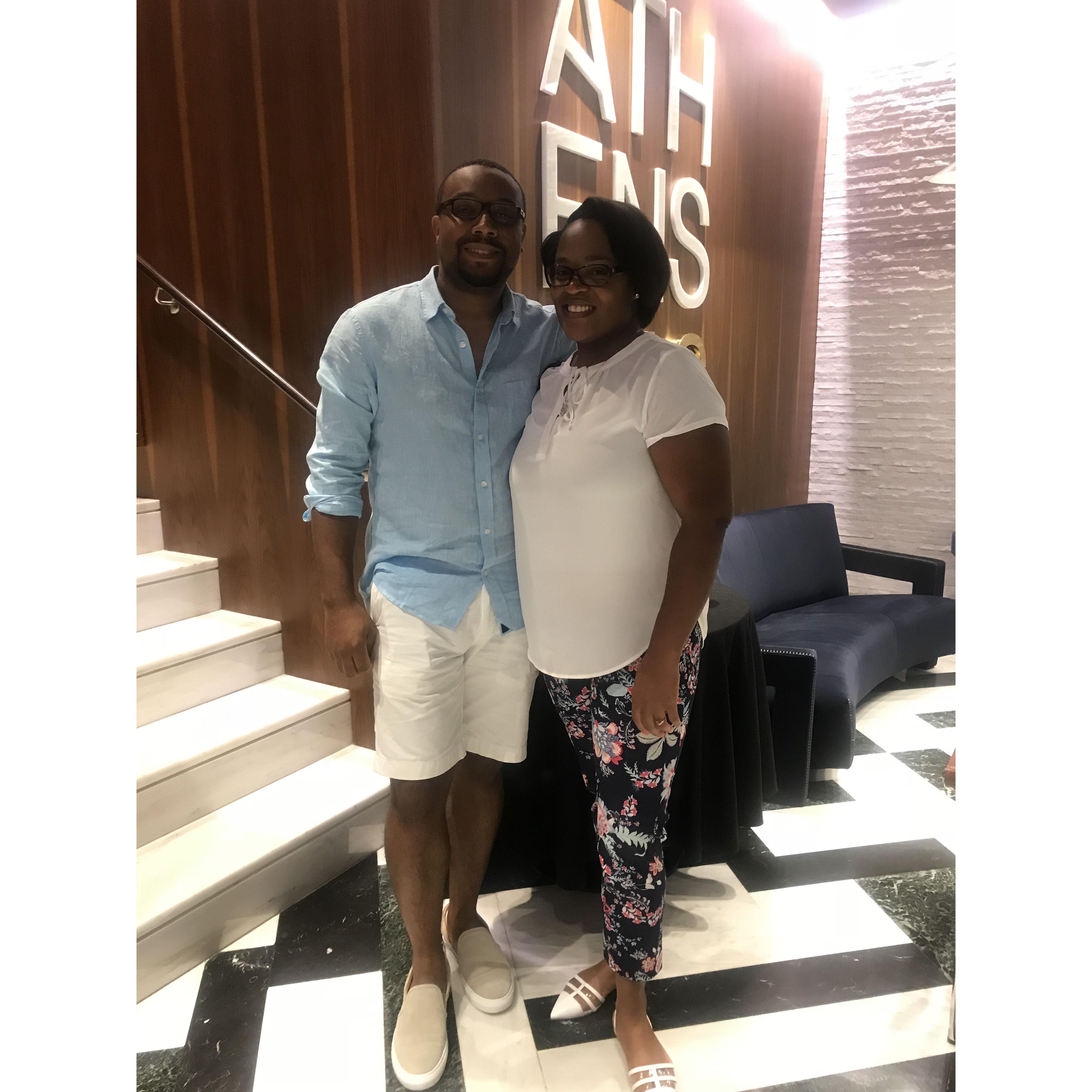 We went to Greece for our first International trip together……we made so many great memories during this trip to Athens and Mykonos.