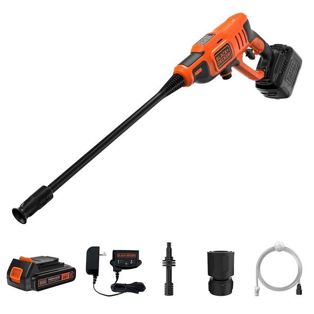 BLACK+DECKER 20V MAX Pressure Washer, 350 PSI (BCPW350C1)