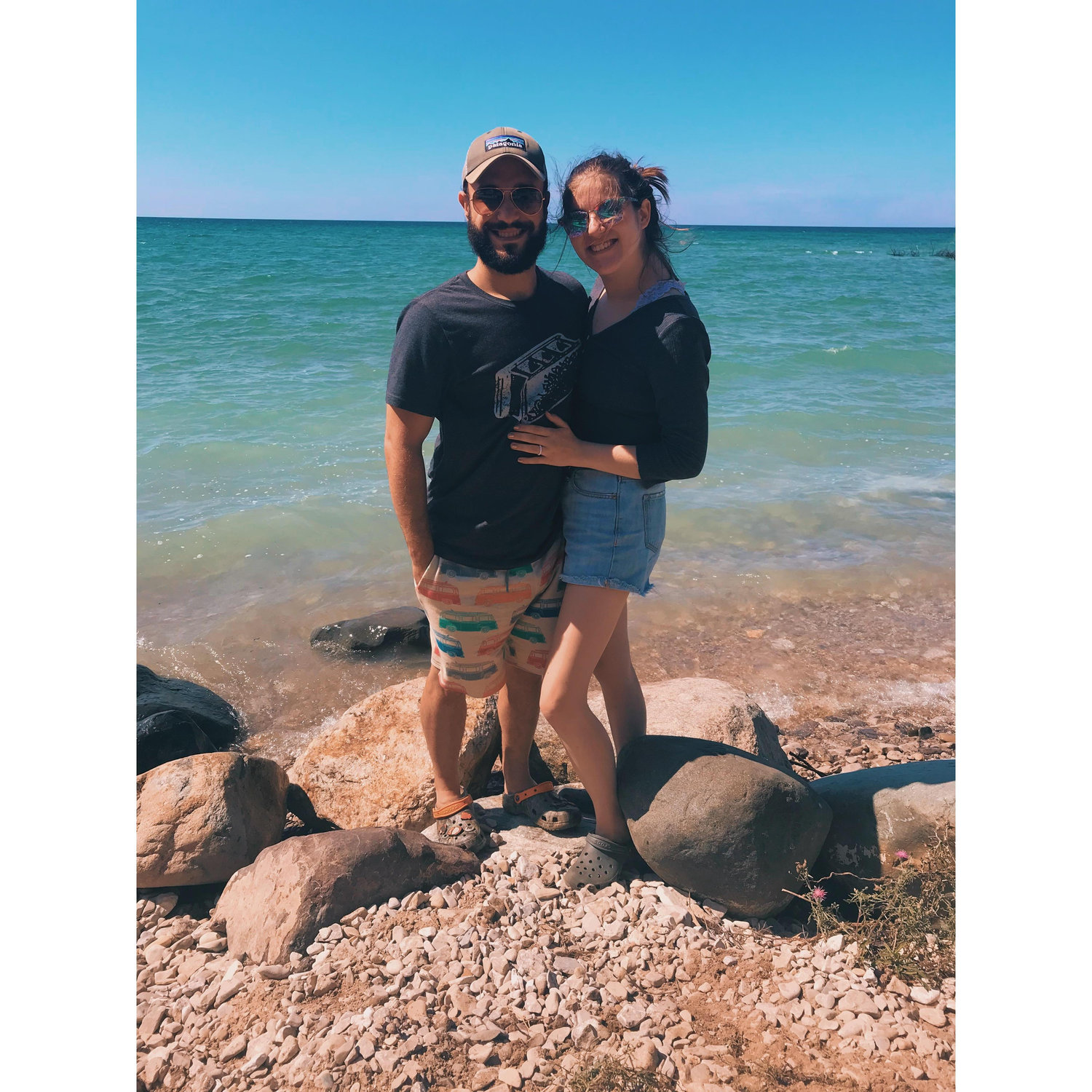 Taken at Lake Michigan on our way to the U.P.