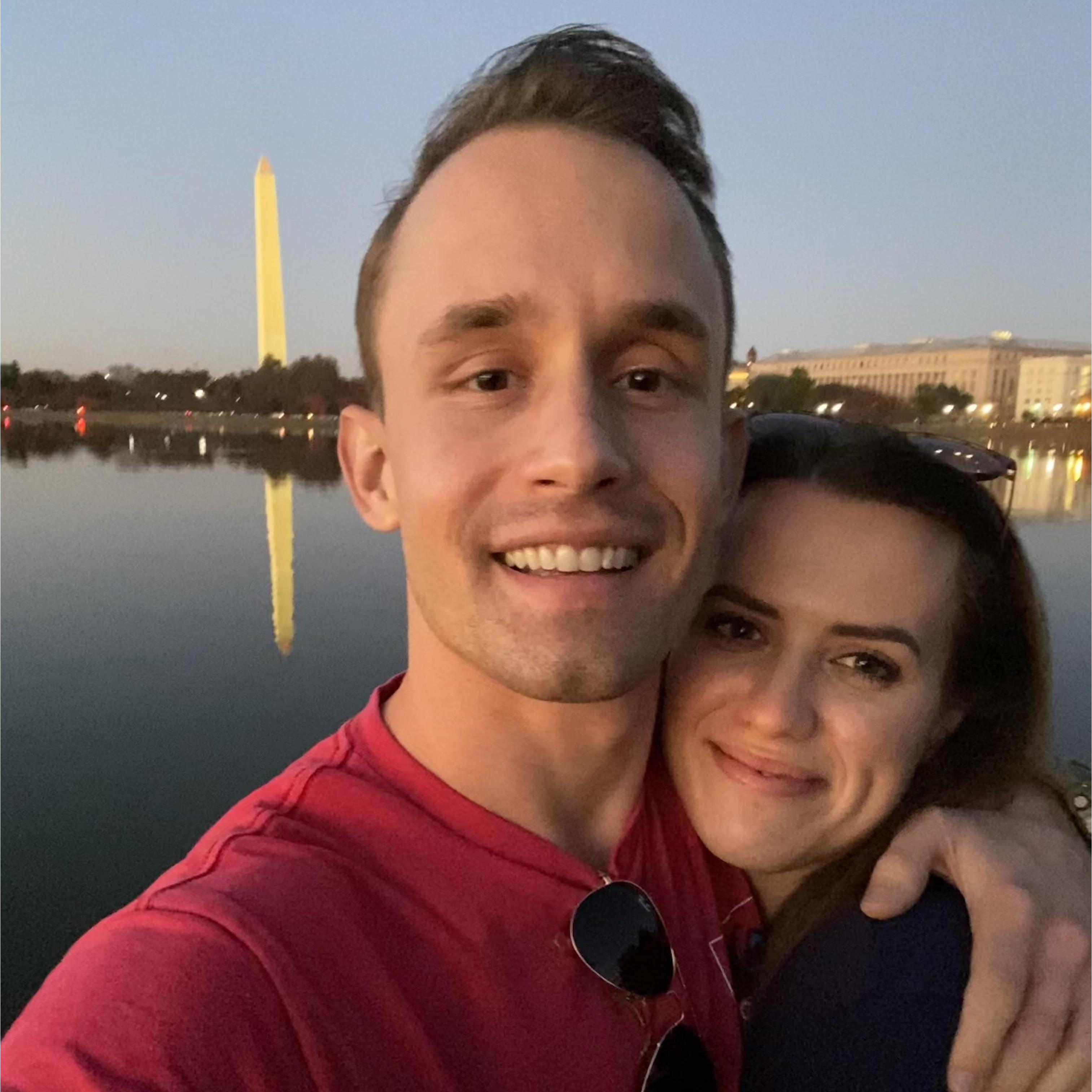 One of a million Monument Walks at sunset.