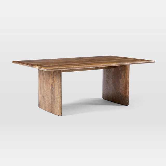 Anton Solid Wood Coffee Table, Rectangle