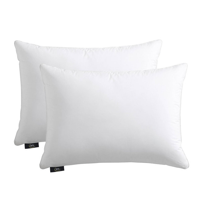 King 2pk HeiQ Cooling Softy-Around Feather and Down Pillow - Serta
