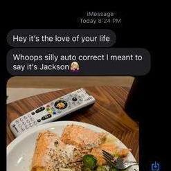 the first text Jackson sent, calling his shot early!