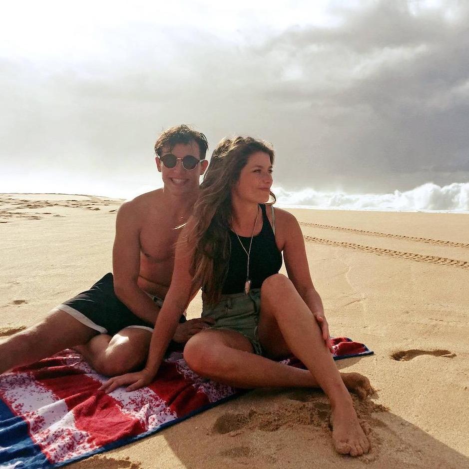 Watching the surf at Pipeline.