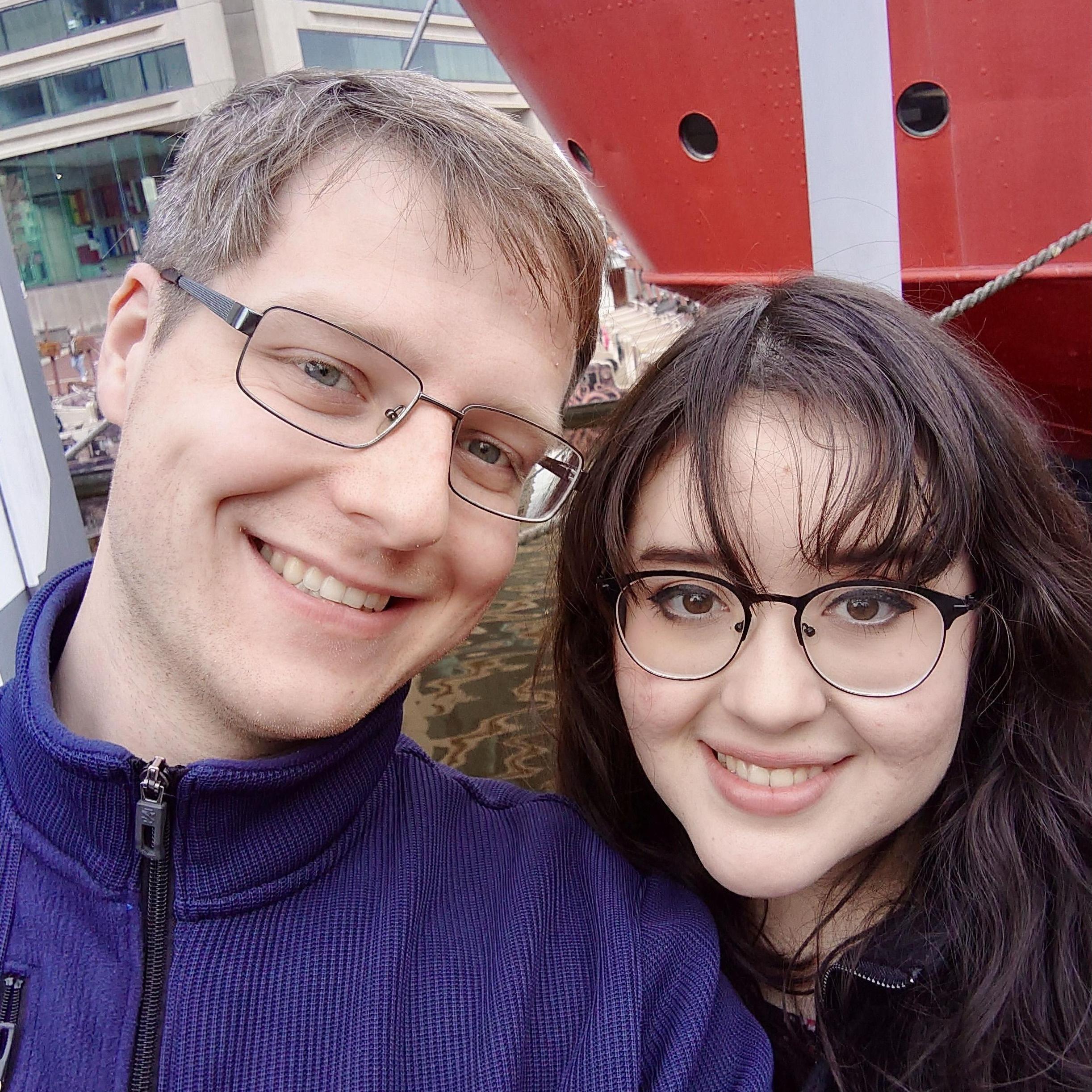 Valeria's first time at the National Aquarium