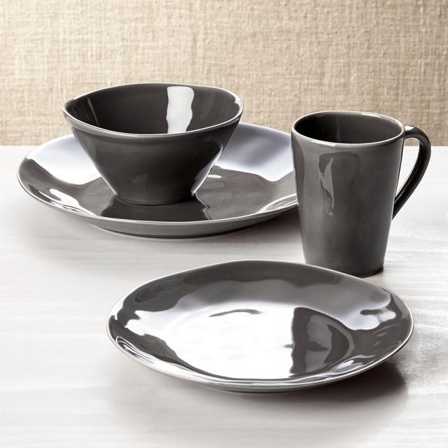 Marin Dark Grey 4-Piece Place Setting