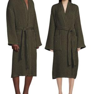 Cotton Waffle Weave Unisex Robe - World Market