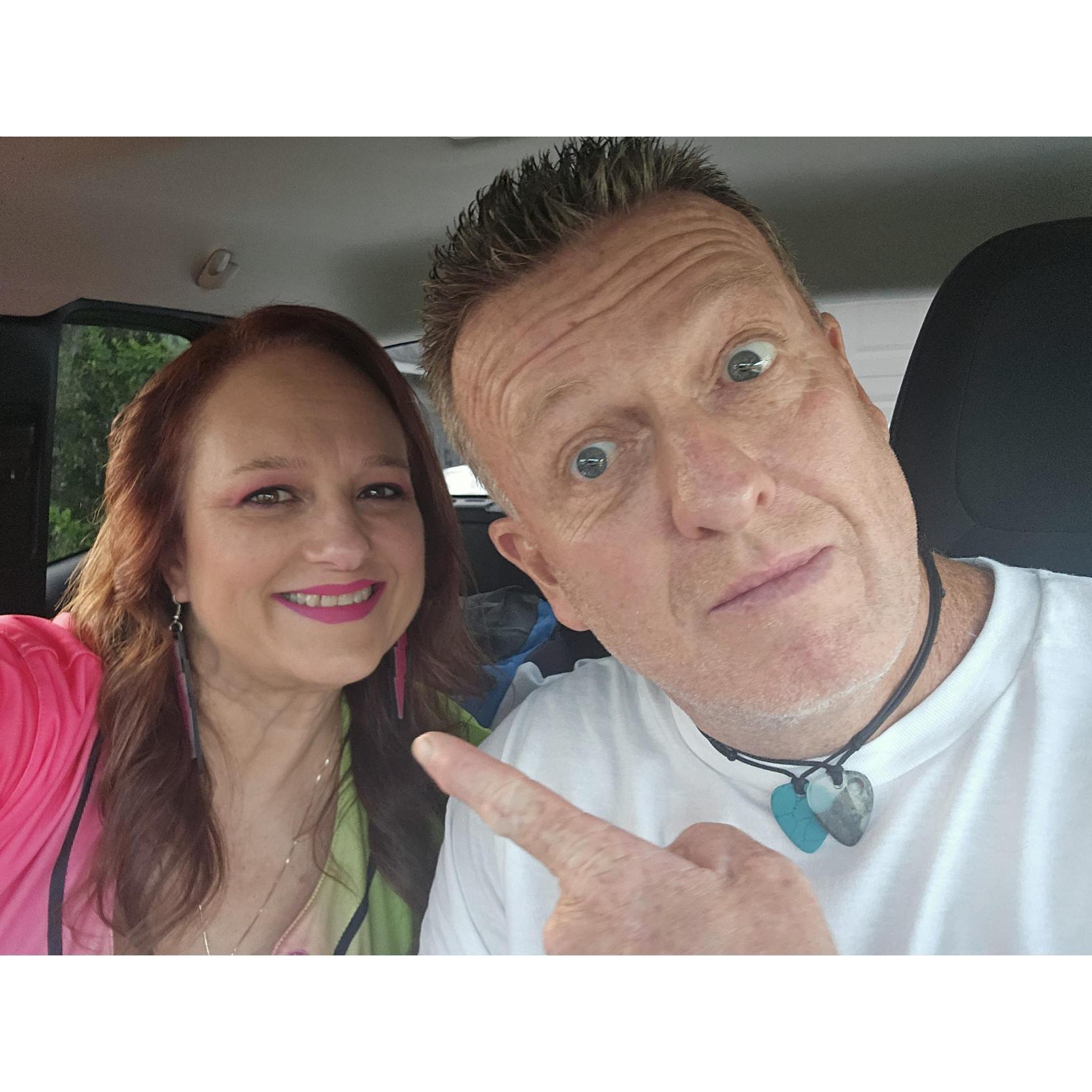 He's so funny! Always makes me smile!!