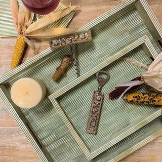 Pinstripe Decorative Tray