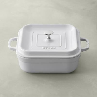 Staub Stoneware Square Covered Baker, 9" x 9"